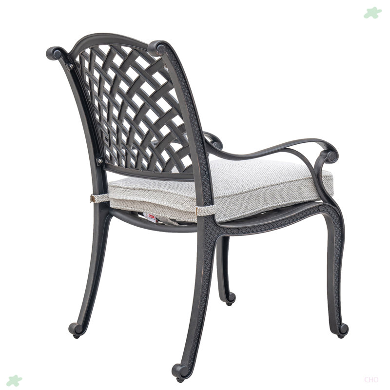 Chaise de salle à manger Sparta, Gris, Gris antique