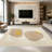 1PC Minimalist Neutral Abstract Line & Geometric Shape area rugs for Living Room, Soft and Comfortable, Suitable for all seasons, easy-to-maintain, machine washable Indoor floor mat, Under Table Farmhouse suitable for dining area, living room,-585152076
