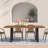 Morrisonville Rectangular Teak Outdoor Dining Table