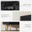 Farmhouse Wine Bar Cabinet, Multi-Functional Sideboard Buffet with Storage-741466465