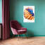 Vibrant Betta Fish Flow Colorful Elegant Vibrant Fish Nature Tropical Wall Art Print by Andi Halil - Print-2021438641