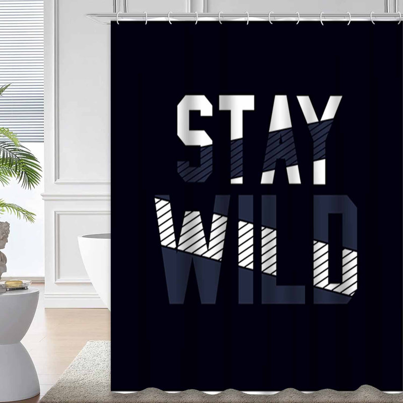 Rideau de douche Wild, L 72 po x l 84 po