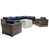 Bleu marine Sunbrella est en rupture de stock
