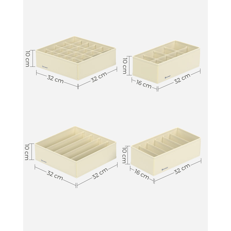 17 Stories Suelo Fabric Closet System Hardware, Beige