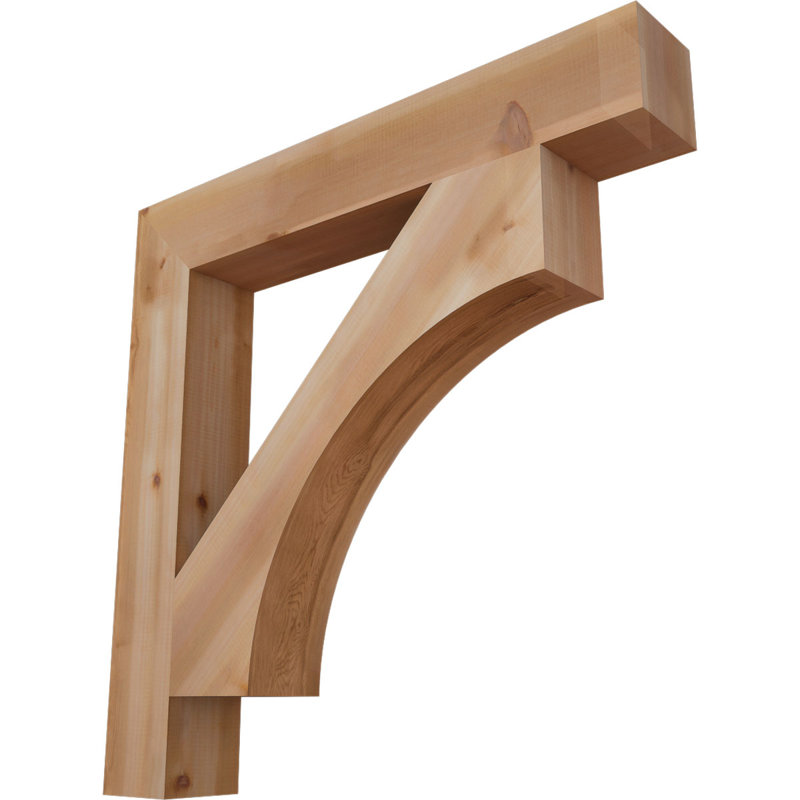 Support Westlake Block, Cèdre rouge de l'Ouest (lisse), H 40 po x l 5,5 po x P 40 po