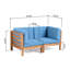 Ensemble de causeuse 2 pièces Oana, bleu-1754801050-1754801051