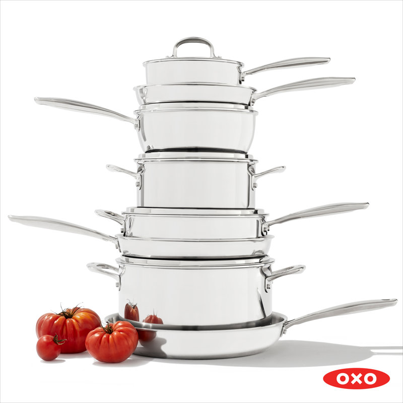 OXO Good Grips 13 Pieces Stainless Steel Cookware Set