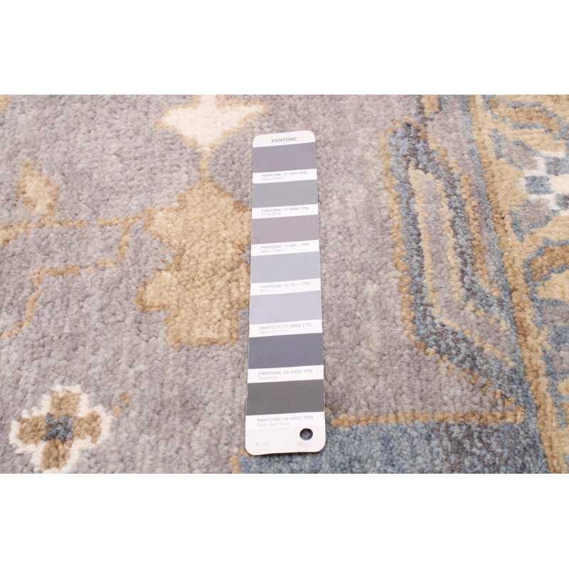 Tapis unique en laine noué à la main 9 pi 3 po x 11 pi 10 po nouvel âge Teagun