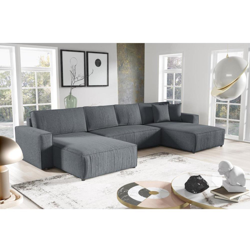 Beyazit 6 Seater Sofa Bed, Grey
