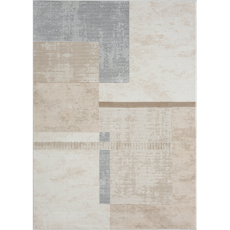 Siegulf Geometric Indoor Rug, Rectangle 12'6" x 15'