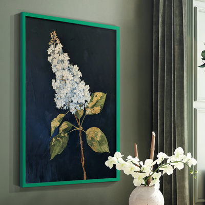 Série FLORAL CLxxvII - reproduction encadrée de qualité supérieure - prête à être accrochée - aucun clou requis