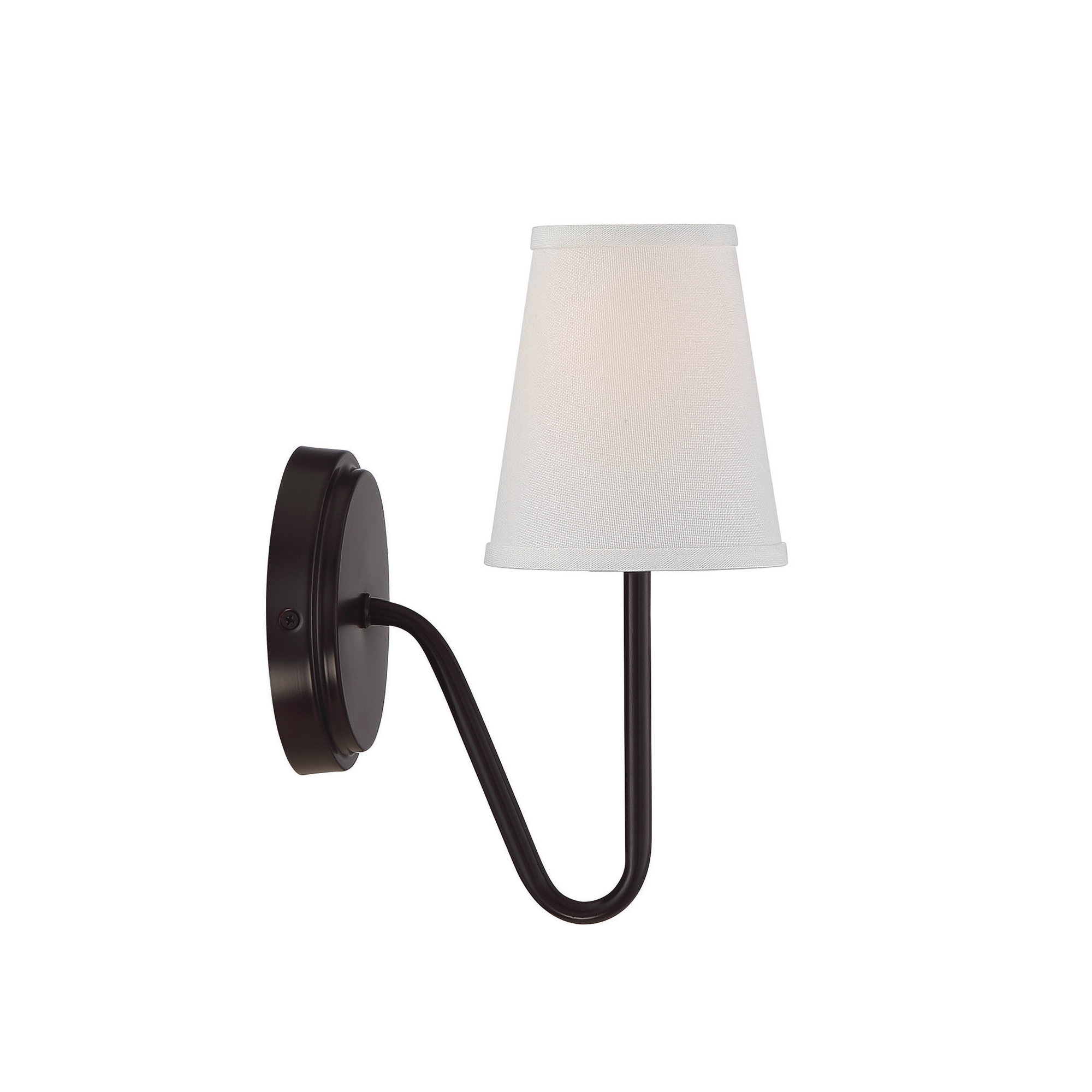 Ponta 1-Light Dimmable Metal Armed Sconce , Oil Rubbed Bronze