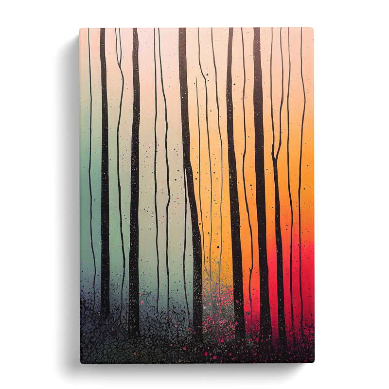 Amazing Forest No.1 - Wall Art, Wrapped Canvas, 76cm H x 50cm W, No Matte