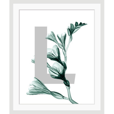 Letter L - Single Picture Frame Print