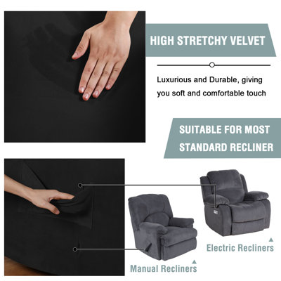 Box Cushion Recliner Slipcover Machine Washable