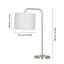 Lampe arquée en métal Adolph-86861101