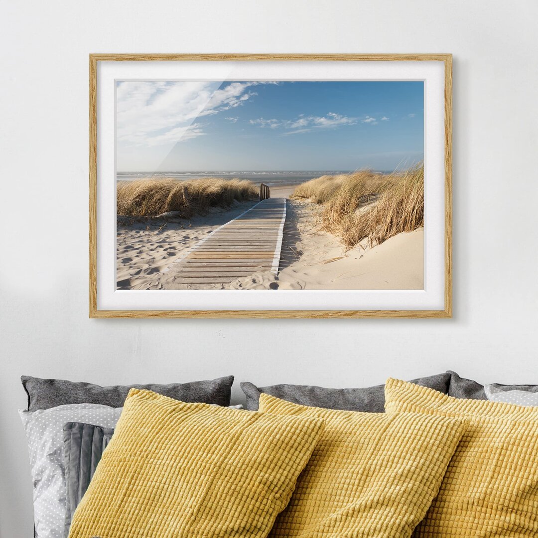 Gerahmtes Poster Baltic Sea Beach