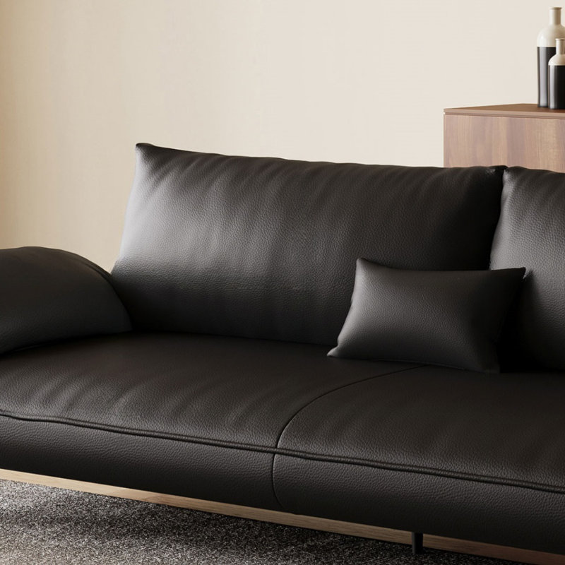 Voilier droit - canapé de style, Noir