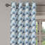 Rideau à œillets 2 panneaux East Urban Home, 50 po, bleu crème / bleu pâle-106370876