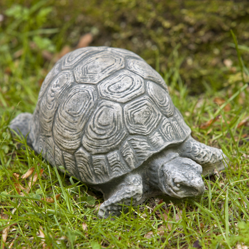 Small Turtle Statue, Brownstone
