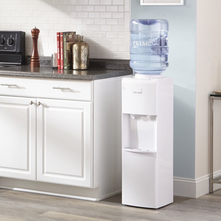 Primo Water Dispenser Top Loading, Hot, Cold Temperature White US