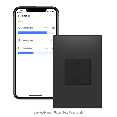 Interrupteur intelligent sans fil Adorne Wake / Sleep avec Netatmo