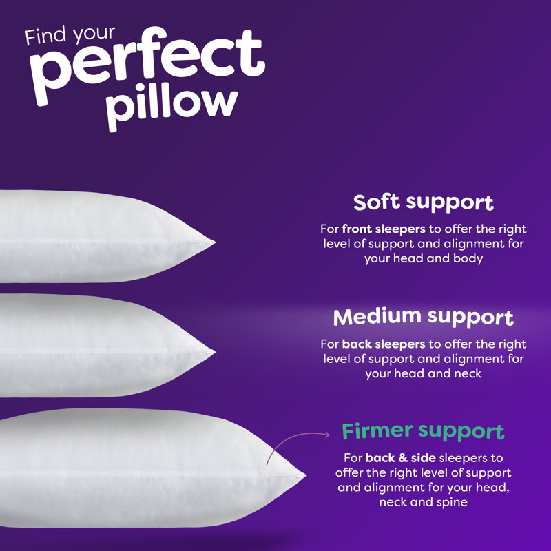 Slumberdown Cosy Nights Firm Support Side Sleeper Pillow