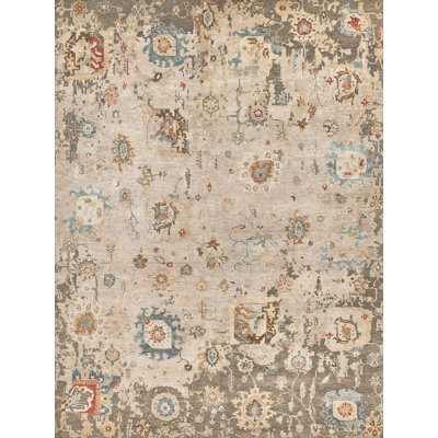 Essex Wool Damask Area Rug