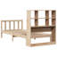 Bookcase Bed Without Mattress Solid Wood Pine-934755866-934755862