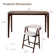Lablanc Space-Saving Solid Wood Bar Table