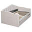 Twin Upholstered Daybed with Trundle, Velvet Sofa Bed with USB Ports, Storage Pockets, No Box Spring Needed,Beige-118775525