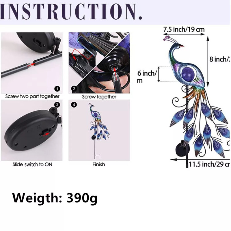 Natural Low Voltage Solar Powered Integrated LED Iron Pathway Light