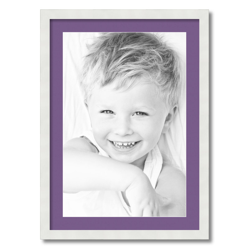 Cadre pour photo simple 16 po x 24 po en bois mat, Raisin