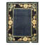 1920s Navy Blue Solid Minimalist Deco Antique Chinese Peking Runner Rug 3'3" x 18'1" Runner