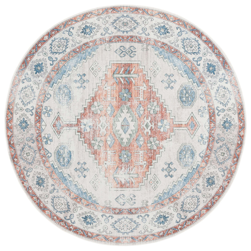 Tapis performance lavable à la machine Raynika, Rond 6 pi