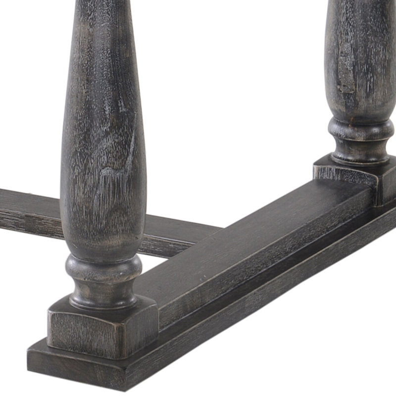 Lomba Dining Table, Weathered Gray Oak