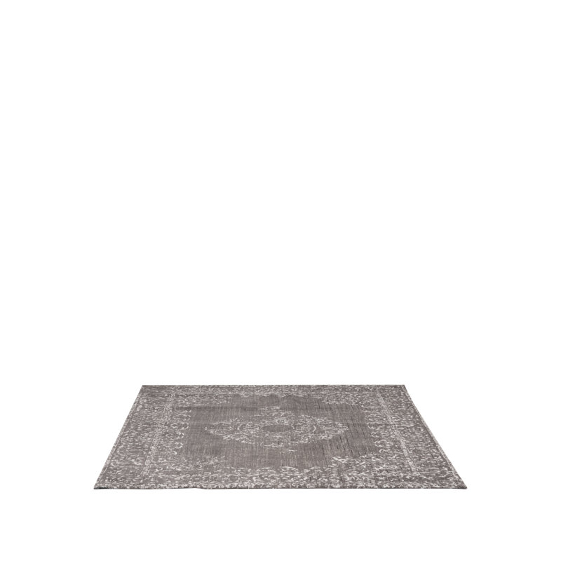 Acadia Handmade Shag Grey Rug, Rectangle 140 x 160cm