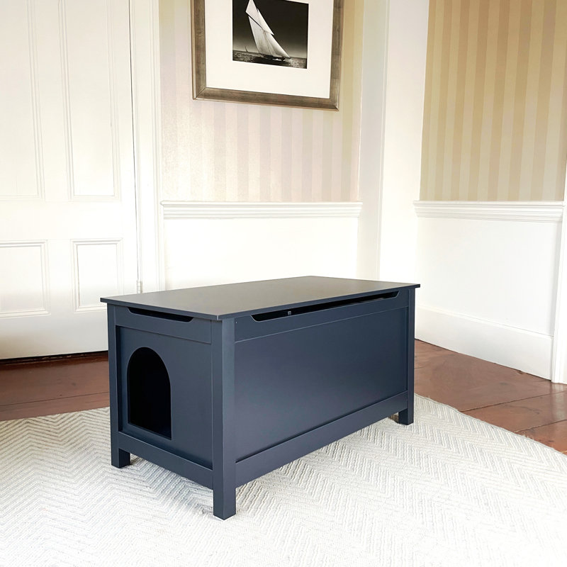 Enceinte de litière Allyannah, Noir anthracite