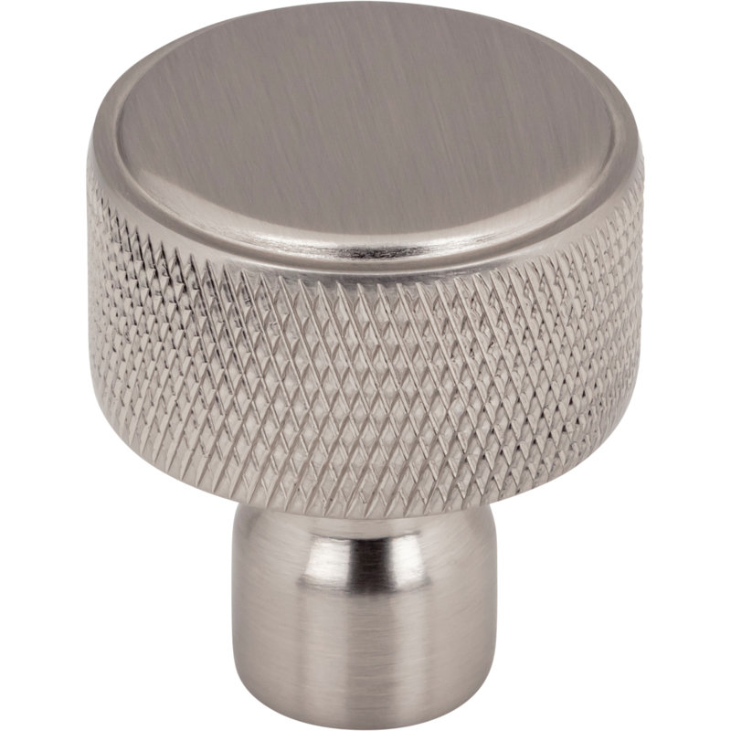 Garrison Knob 1 1/8 Inch Knob, 1 1/8" Knob Diameter, Brushed Satin Nickel