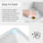 Los Flexi White Undermount Kitchen Sink-111687796-111687797-111687801