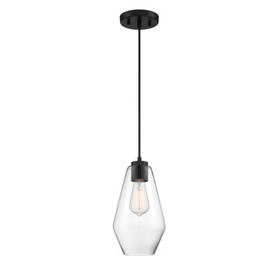 Charbon Longter Tides Boyter avec luminaire suspendu transparent