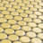 Hudson Penny Round 11-7/8 " x 12-5/8 " Porcelain Mosaic Floor & Wall Tile-36267863