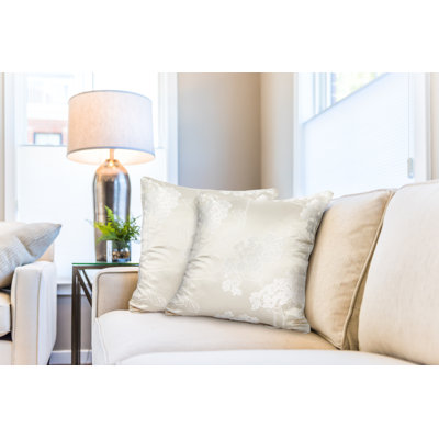 Blossom Floral Square Throw Pillow Cover