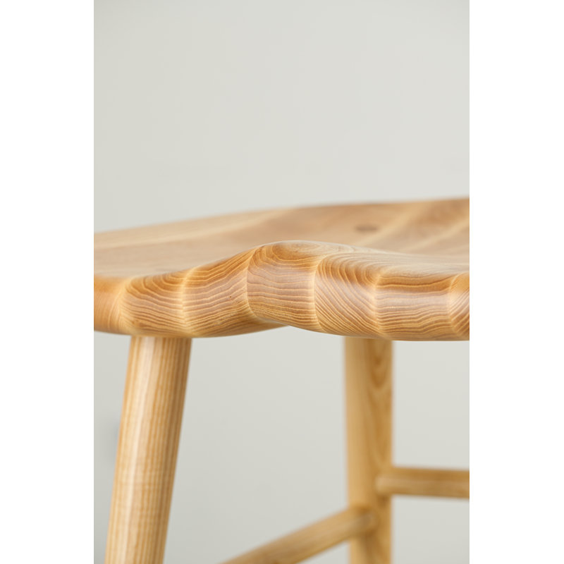 Anvil Chair With Back, Matte Ash, Bar Stool (31” Seat Height)
