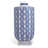 Evelyn Blue/White Table Vase