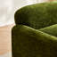 Velours simple de 34 po, avec support lombaire, convient à un appartement, un bureau, un salon, une structure en bois massif, une assise mi-moelleuse, aucun outil complexe nécessaire en velours, expérience d'assise confortable,