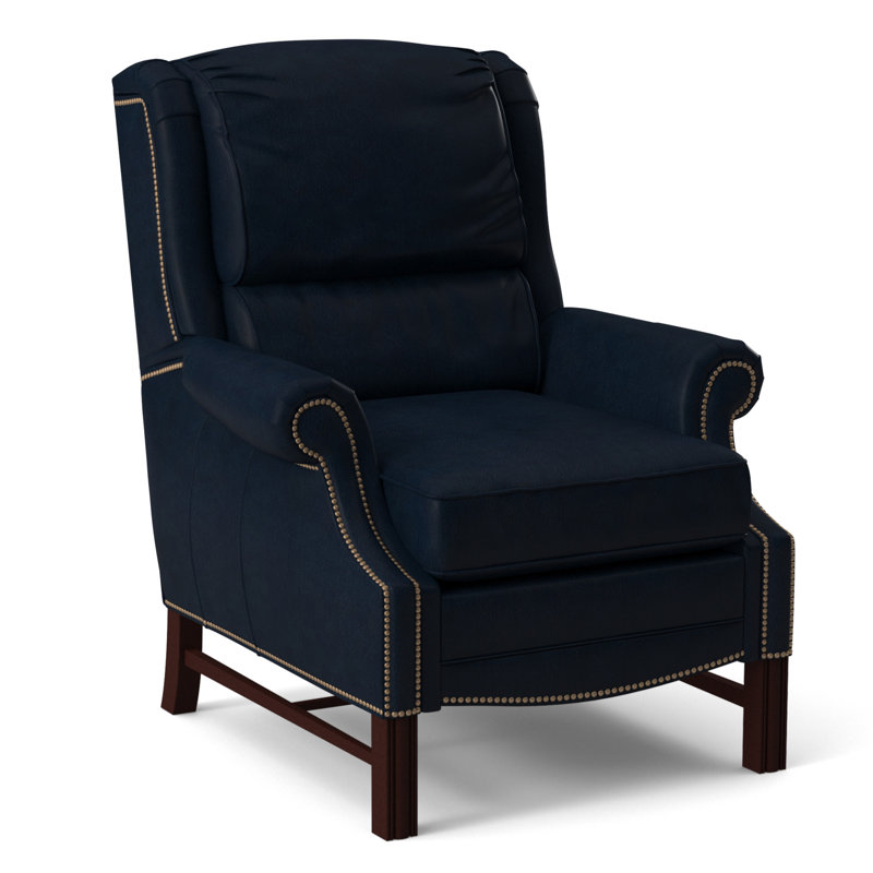 Alta Recliner, #9 Natural, Rio Mineral Genuine Leather, Mahogany
