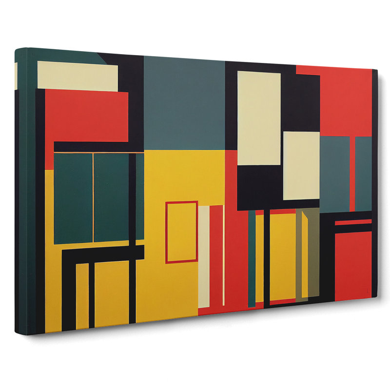 Bauhaus Vol.7 Abstract - Wrapped Canvas Print, 40cm H x 60cm W x 3cm D