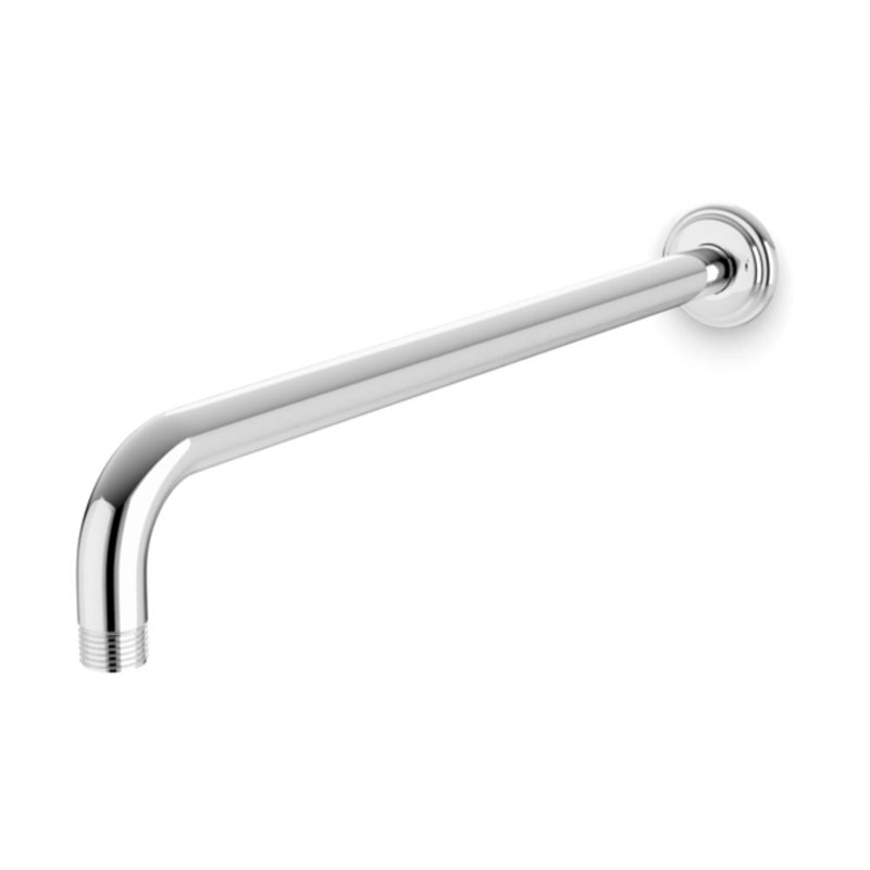 Classic Shower Arm Wall Mounted Polished Nickel, Chrome