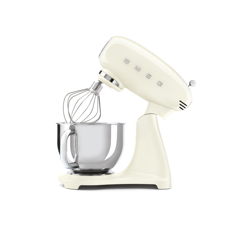 Batteur sur socle style rétro pendant 50 années, Crème